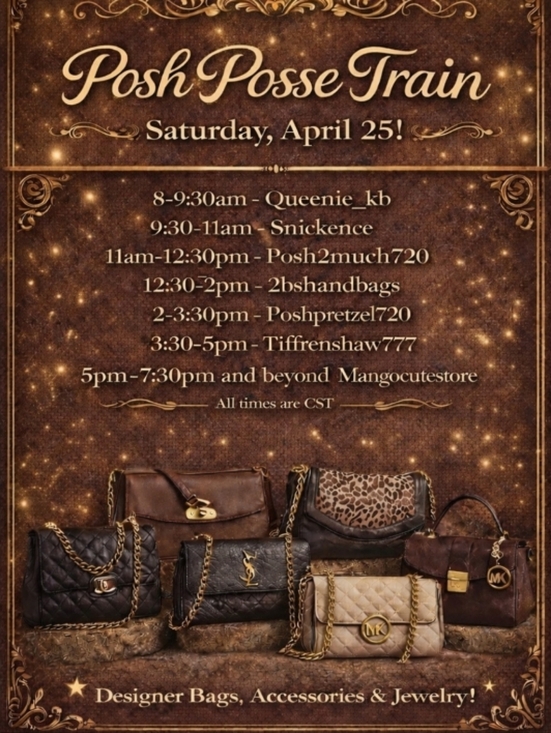 Handbags - FLYER FOR TRAIN SHOW
